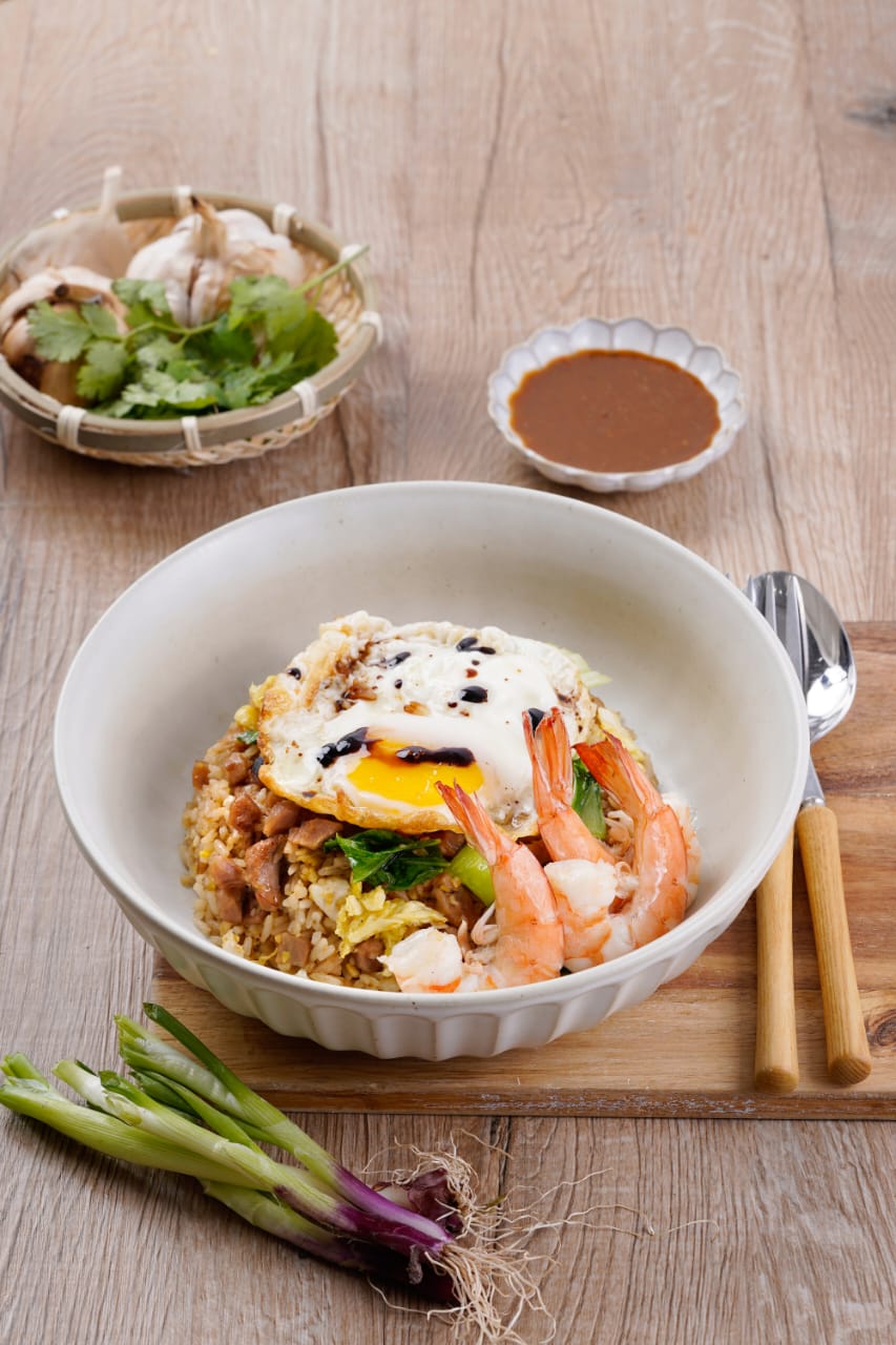 叉烧虾炒饭 Char Siou & Prawn Fried Rice